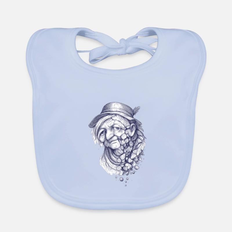 Stone portrait Organic Baby Bibs