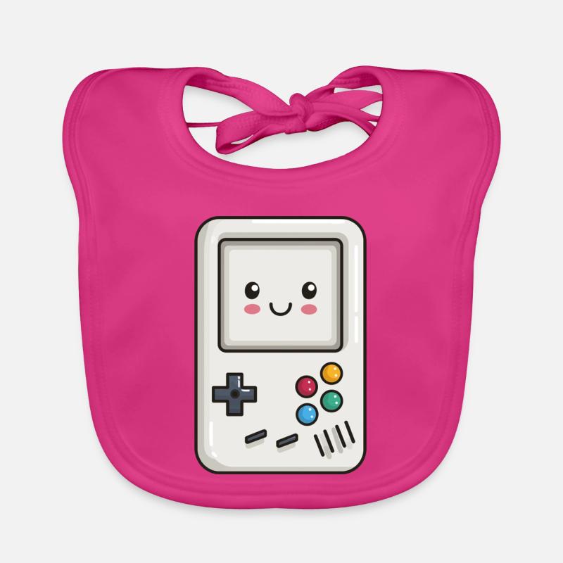 Cute Game Console Organic Baby Bibs
