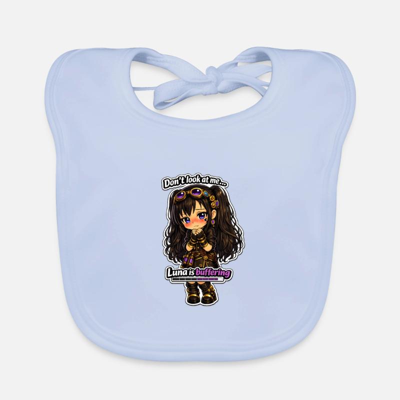 Luna Buffing Chibi Steampunk Baby Bio-Lätzchen