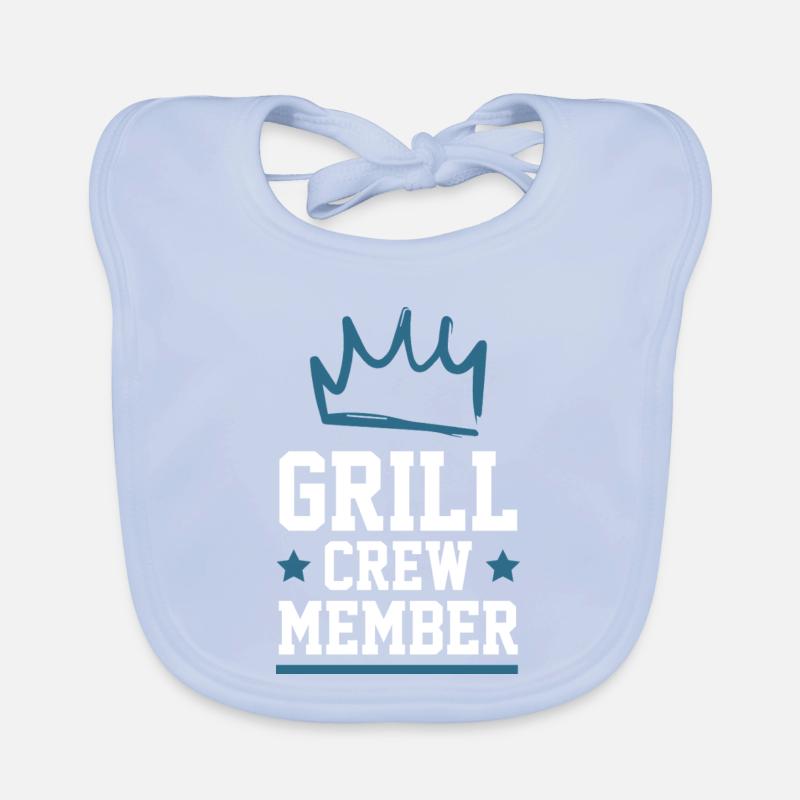 Équipe de grillades Bavoir bio Bébé