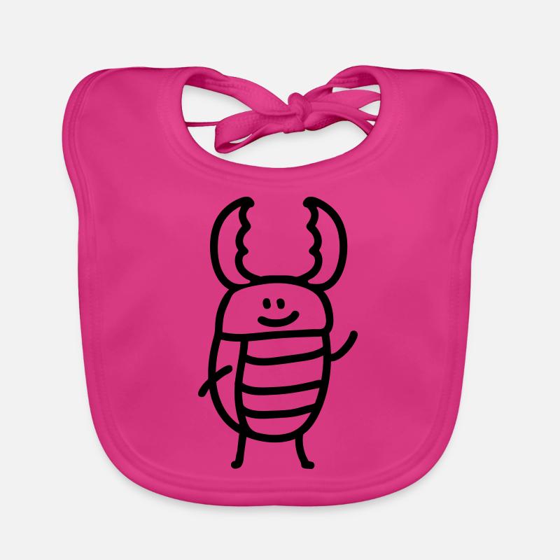 Stag Beetle - Line Bavoir bio Bébé