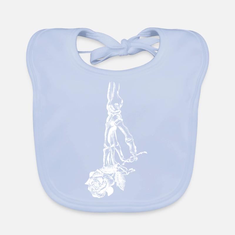Skeleton Organic Baby Bibs