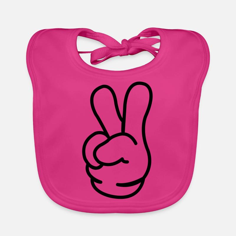 peace_comic_hand_01 Baby Bio-Lätzchen