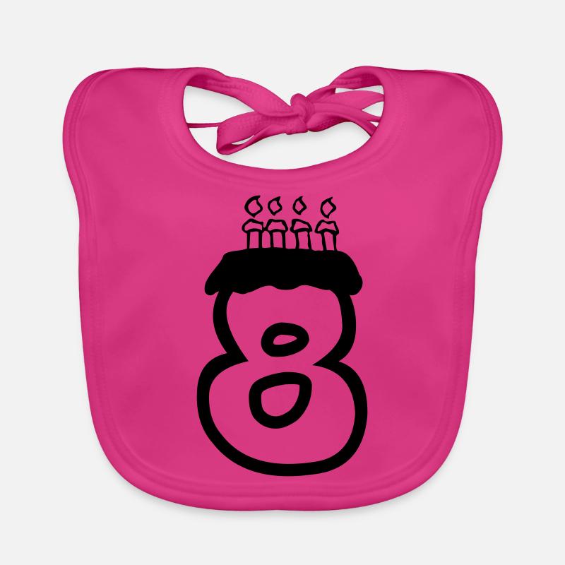 8 anniversaire Bavoir bio Bébé