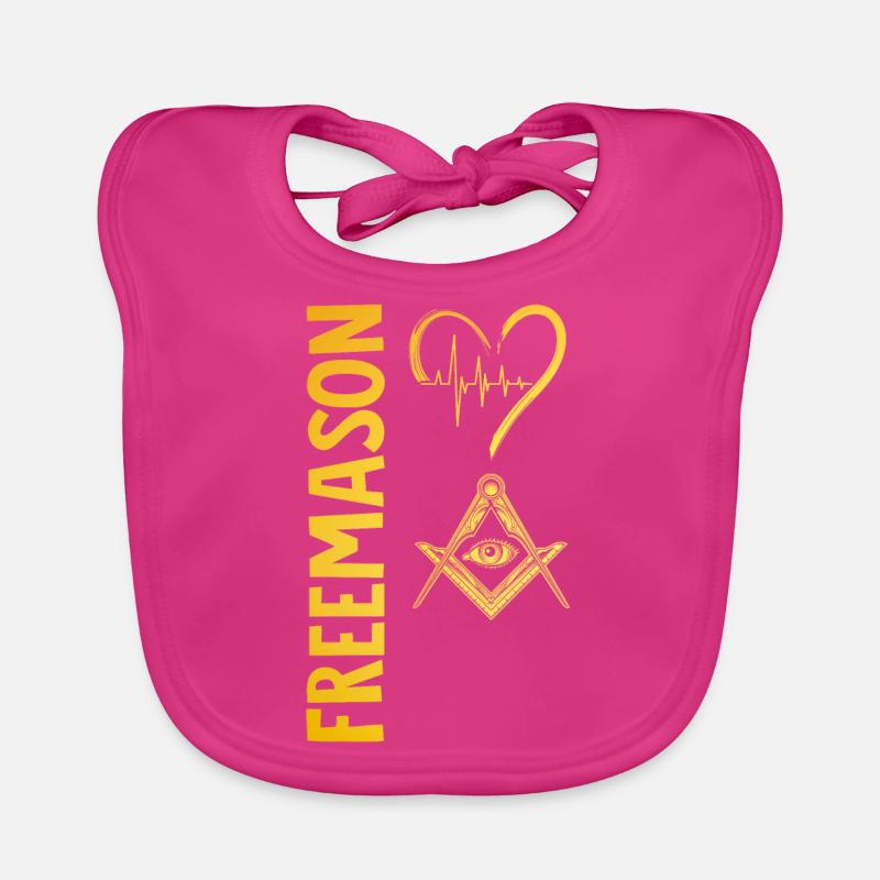 Masonic Freemasonry Fraternal Baby Bio-Lätzchen