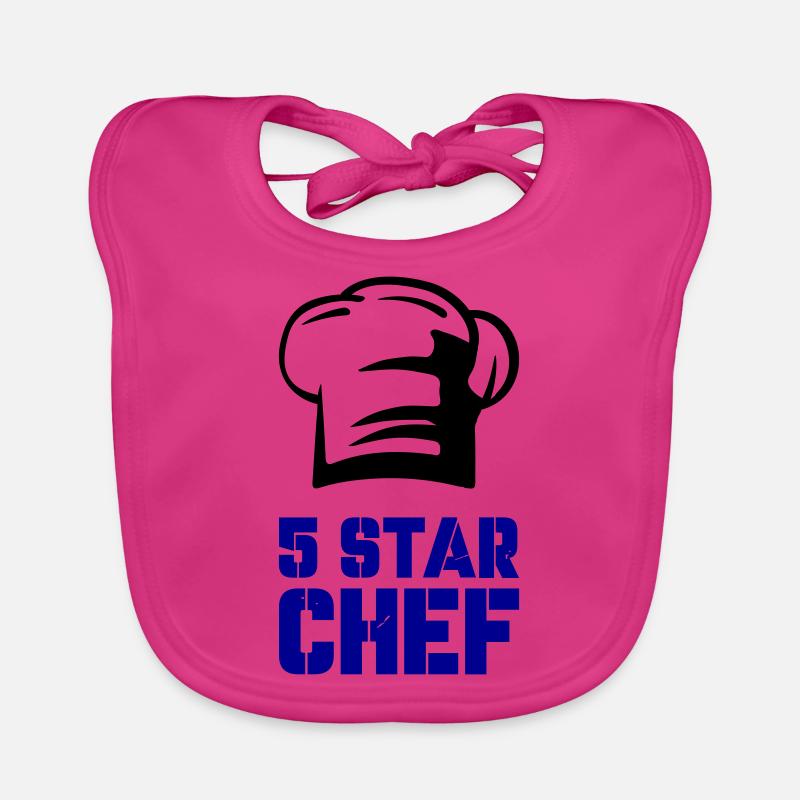 Chef 5 étoiles Bavoir bio Bébé