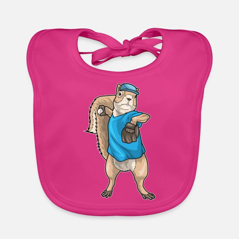 Gant de baseball Squirrel Bavoir bio Bébé
