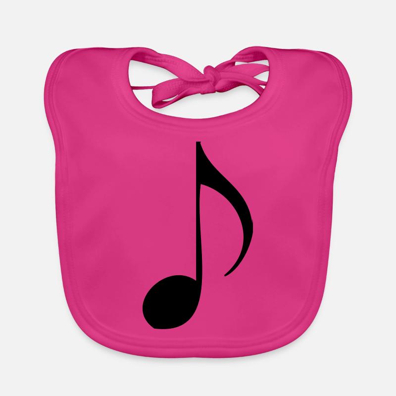 Musiknote Baby Bio-Lätzchen