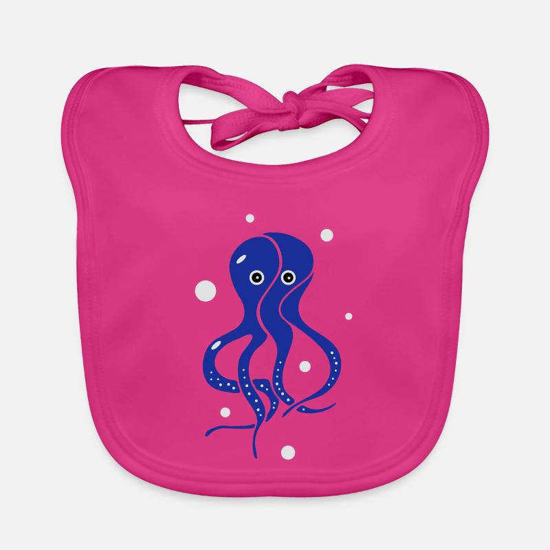 Der Tintenfisch - Oktopus Baby Bio-Lätzchen