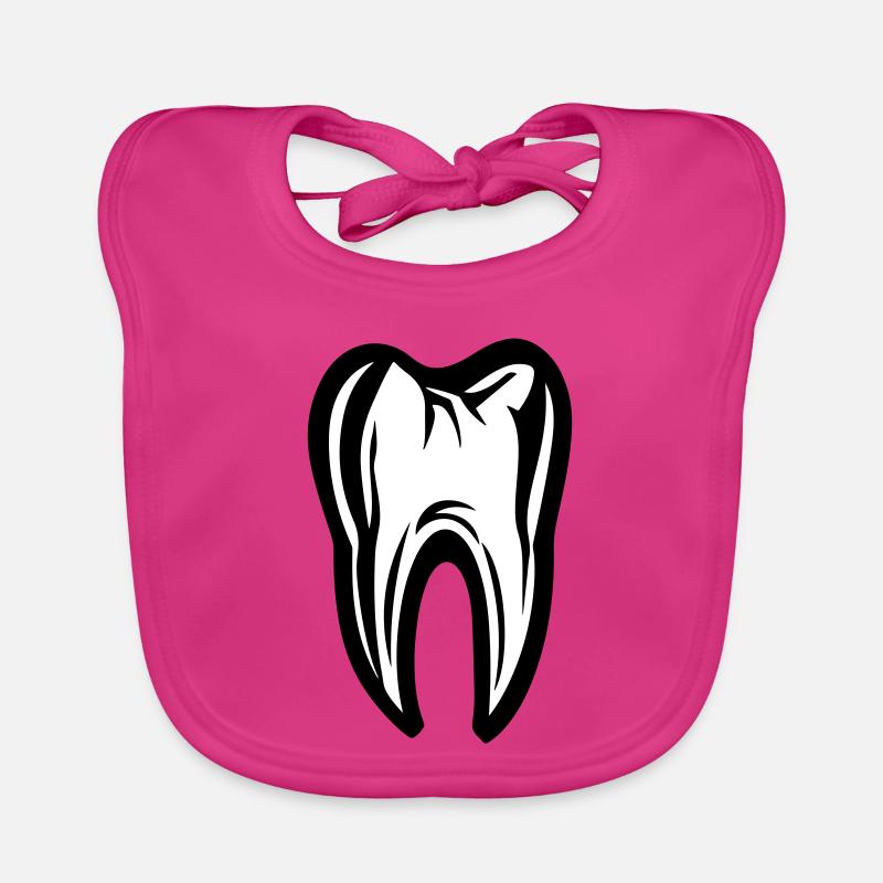 Icône de la dent dentiste Bavoir bio Bébé