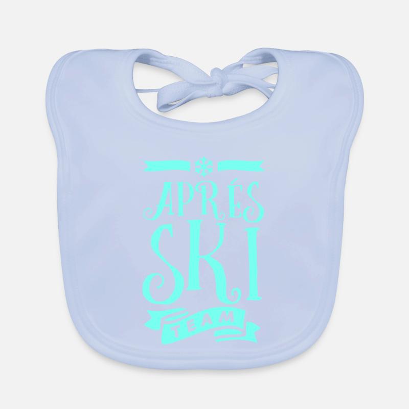 Après Ski Team Emblem Organic Baby Bibs