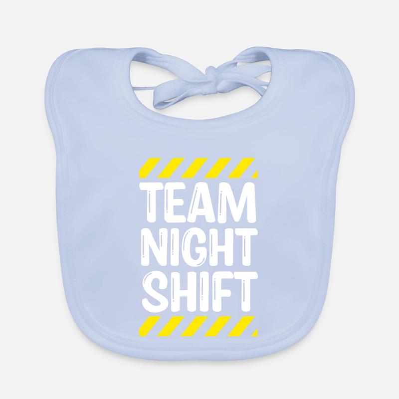 Team Night Shift Organic Baby Bibs
