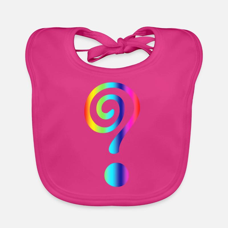 question mark Organic Baby Bibs