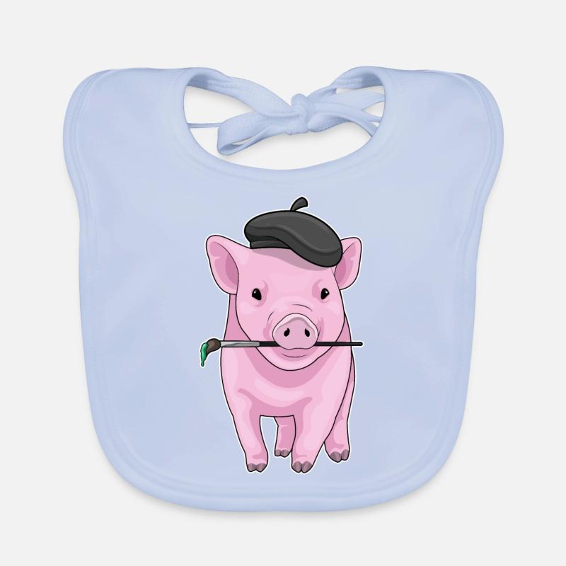 Pig Painter Pensel Økologisk babysmekke