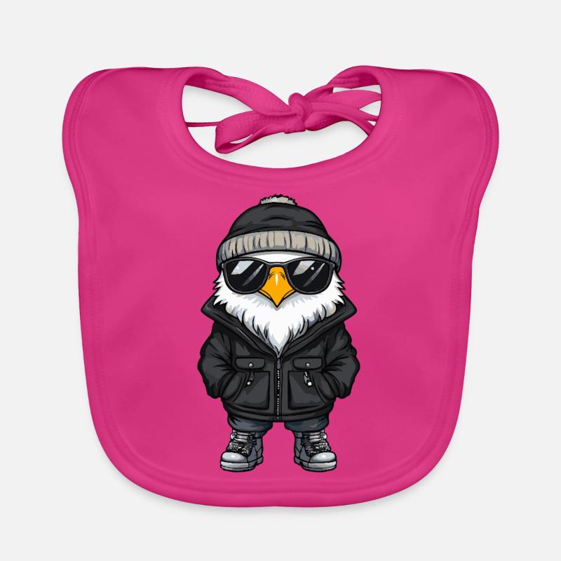Eagle Cool Comic Organic Baby Bibs