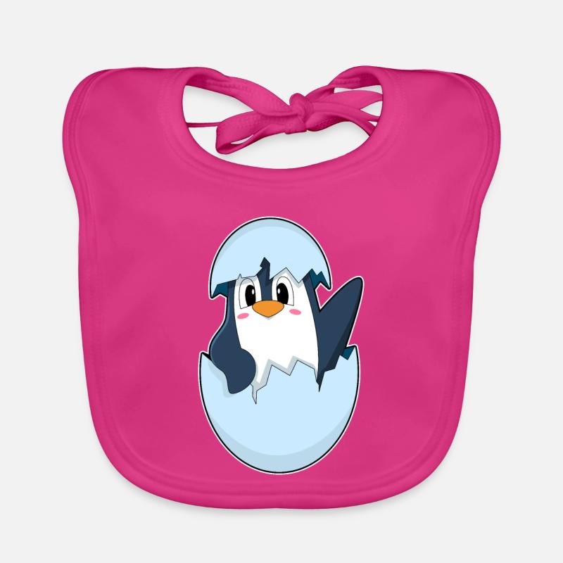 Penguin Eggshell Organic Baby Bibs