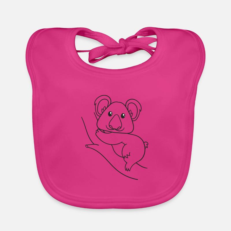 Koala, Koala bear, Gift, Gift idea Organic Baby Bibs