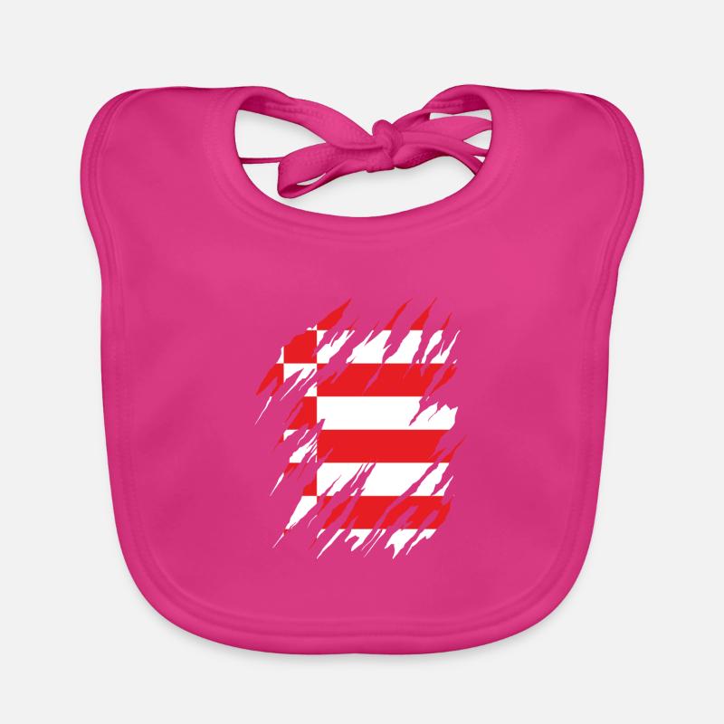 Drapeau de Brême Drapeau de Brême Bavoir bio Bébé