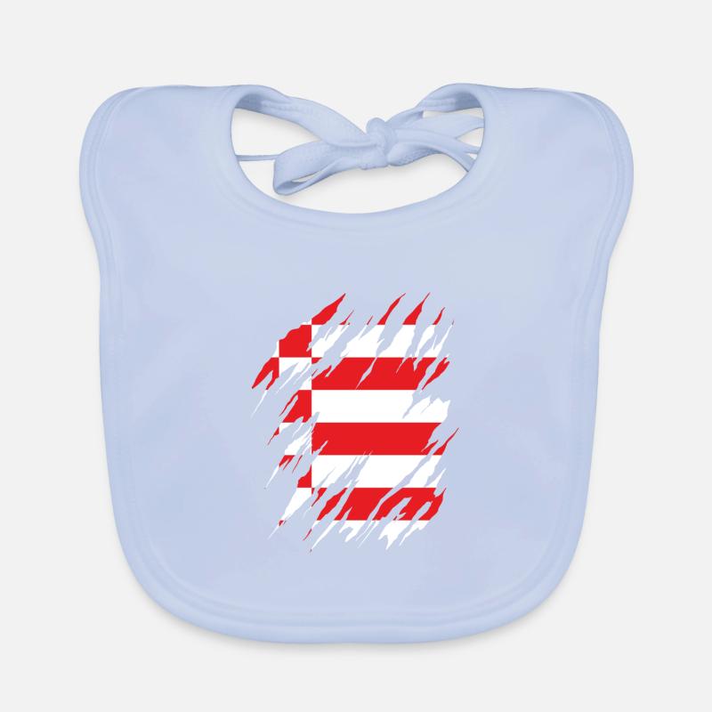 Drapeau de Brême Drapeau de Brême Bavoir bio Bébé