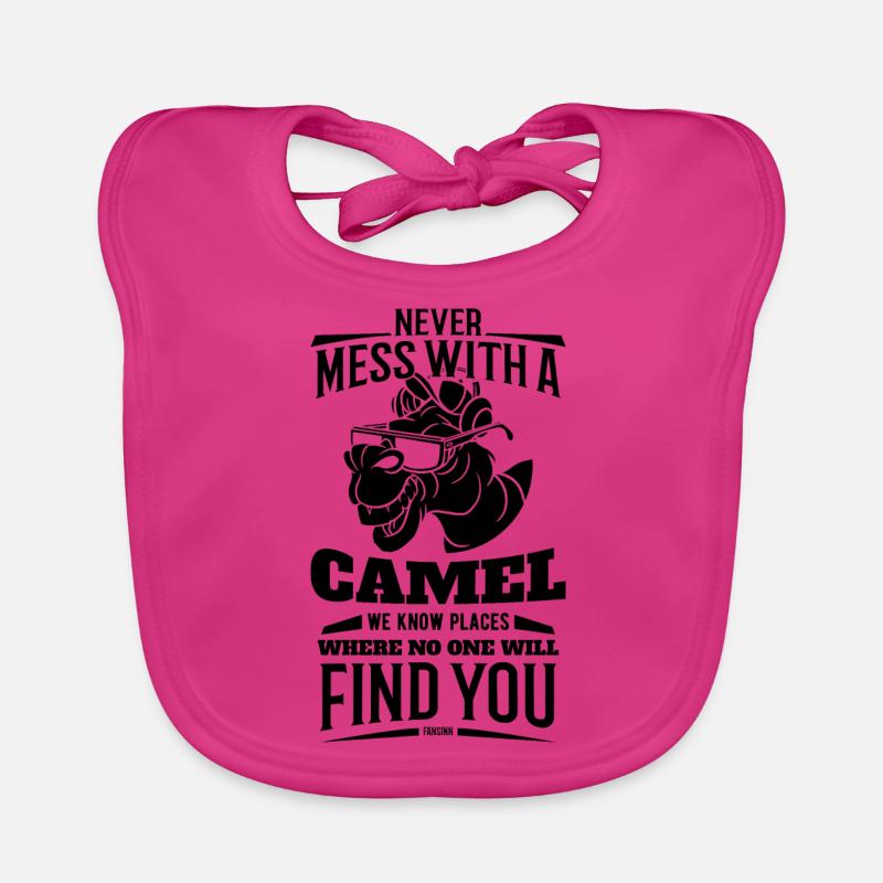 Never Mess With A Camel Organic Baby Bibs
