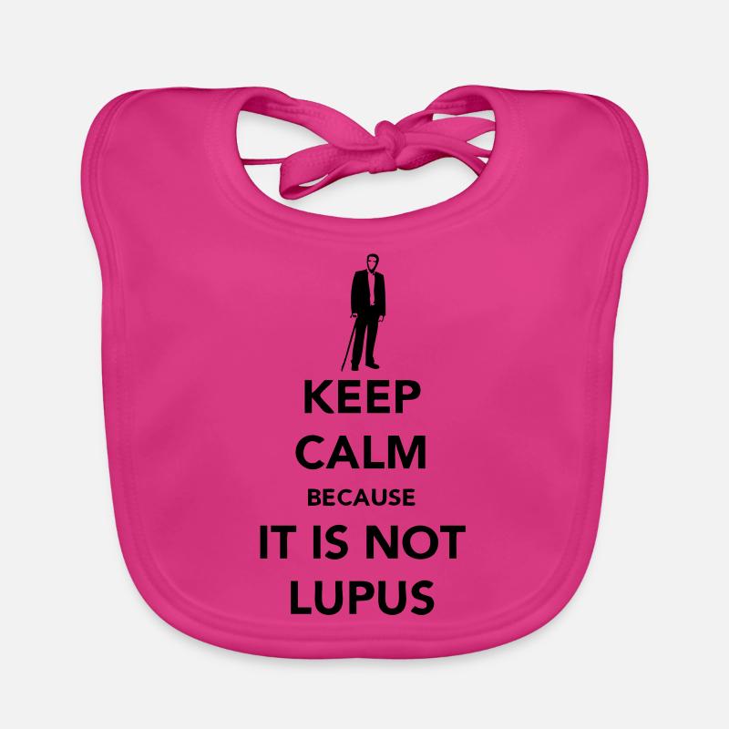 Keep Calm - Not Lupus Baby Bio-Lätzchen