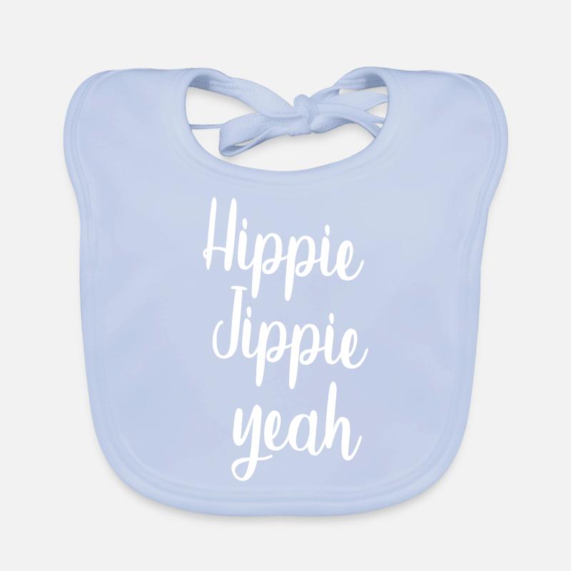 hippie jippie yeah Organic Baby Bibs