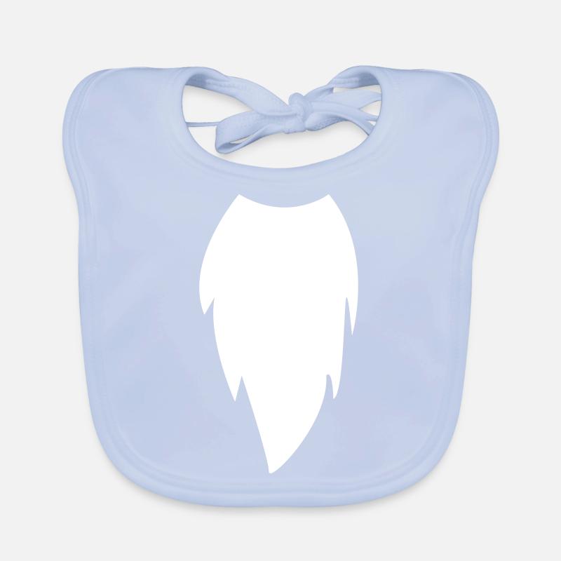 Wehnachtsmann Bart Organic Baby Bibs