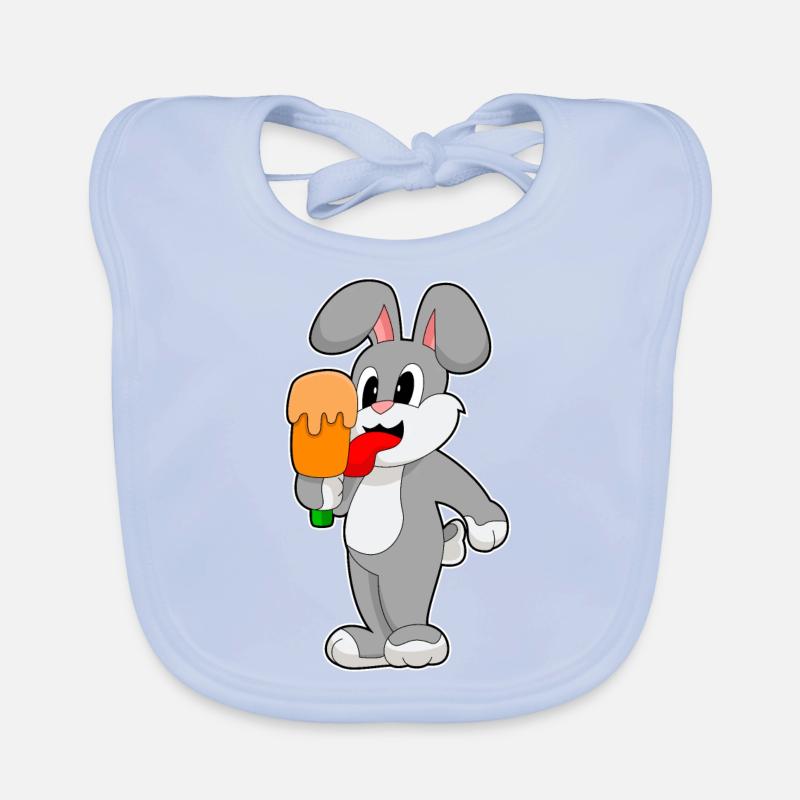 Rabbit Popsicle Organic Baby Bibs