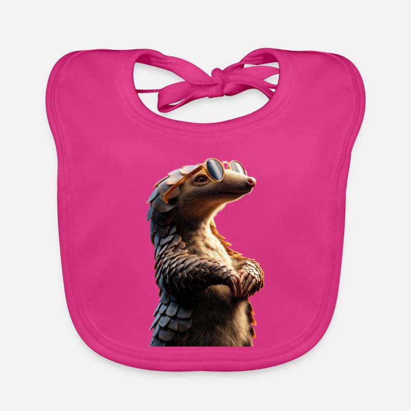 Pangolin Pangolin Pine Cone Pangolins Organic Baby Bibs