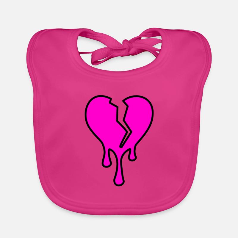 Herz Gebrochen Drip Baby Bio-Lätzchen