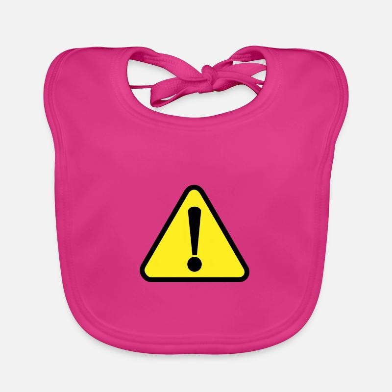 Warning danger Organic Baby Bibs