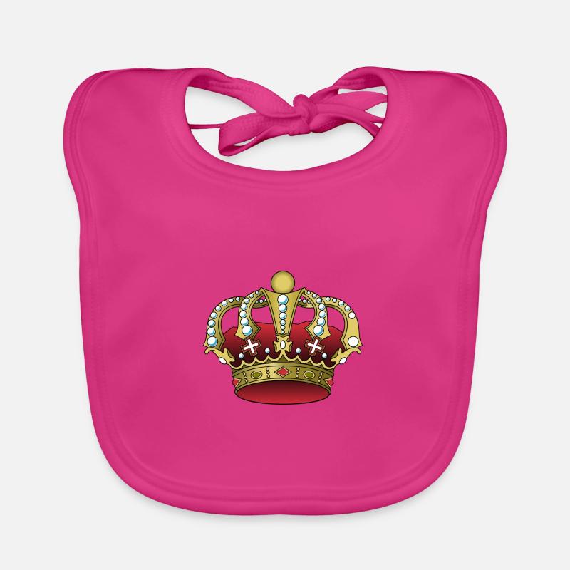 Couronne de roi Bavoir bio Bébé