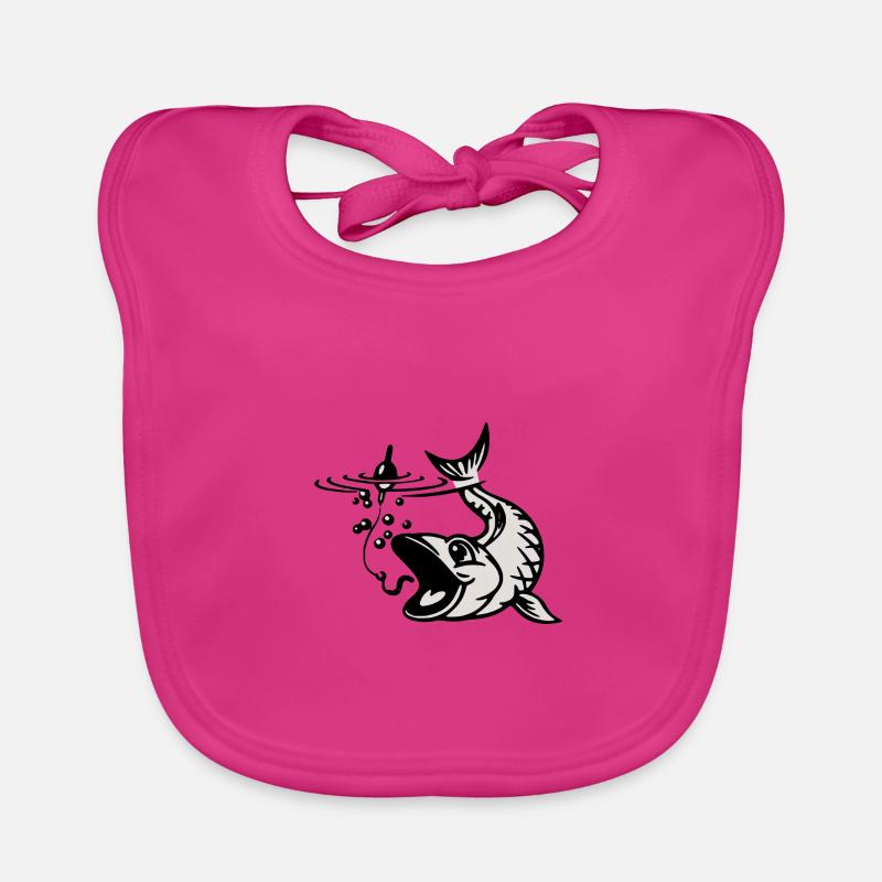 Fish hook cap Organic Baby Bibs