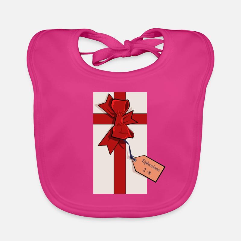 Durch Gnade gerettet Baby Bio-Lätzchen