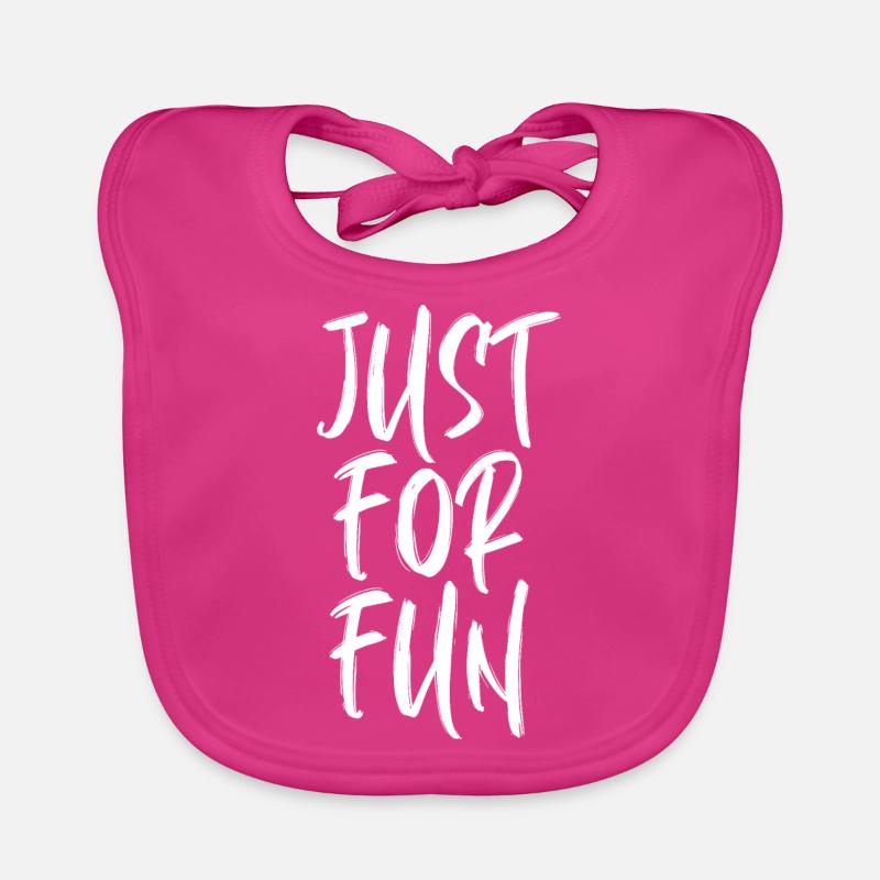 just for fun juste pour plaisir plaisir Bavoir bio Bébé
