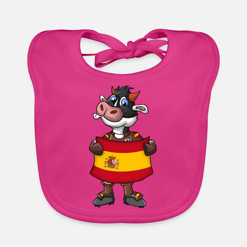 Espagne Fan de vache Bavoir bio Bébé