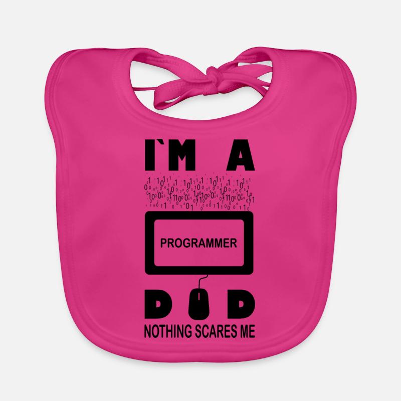 Ich bin ein Programmierer, Vater, nichts macht mir Angst Baby Bio-Lätzchen