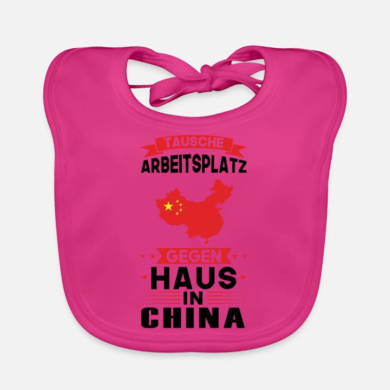 China Flagge chinesisch Geschenk Baby Bio-Lätzchen