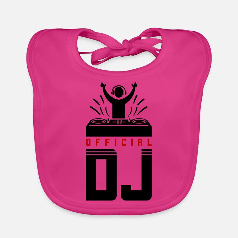 DJ Spruch Turntables Organic Baby Bibs