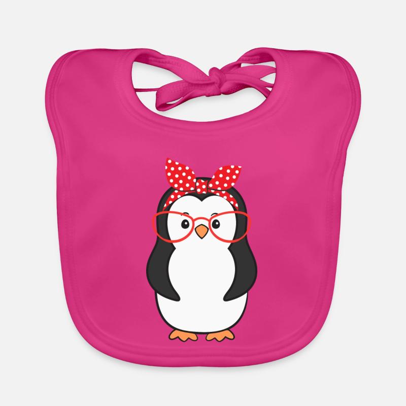 Penguin Penguins Organic Baby Bibs