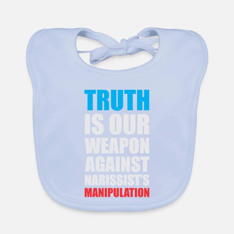Empowering Truth Speech Bubble Design Baby Bio-Lätzchen