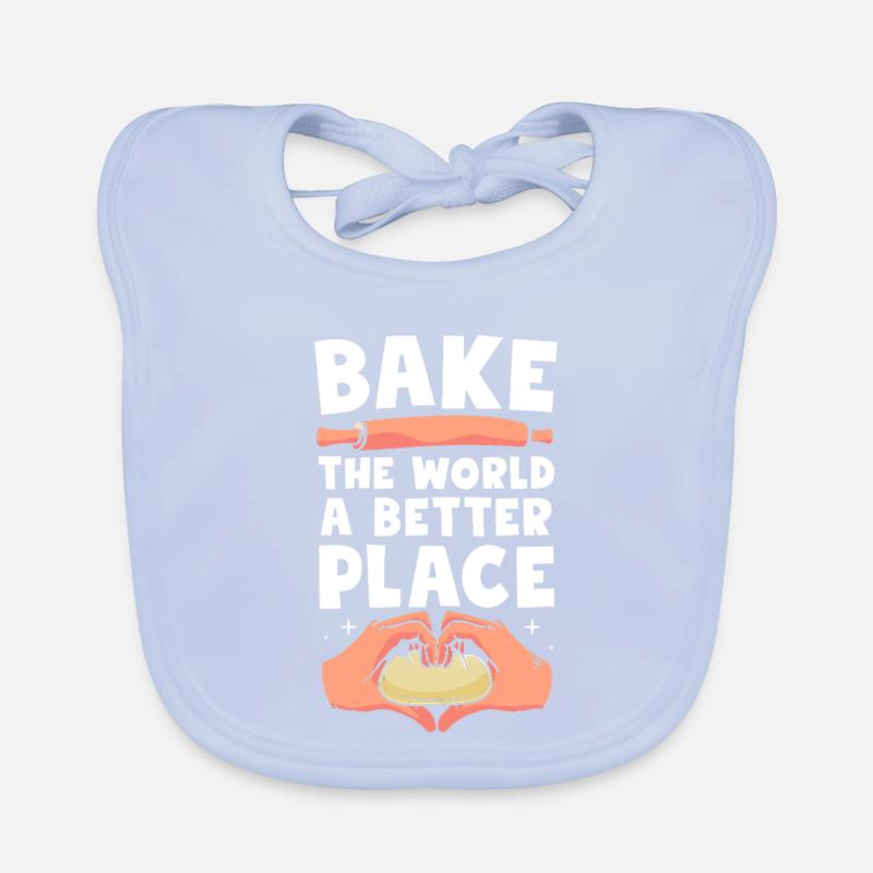 Bäcker Bäckerin Backen Baby Bio-Lätzchen