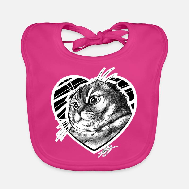 Die Crocreto Katze Baby Bio-Lätzchen