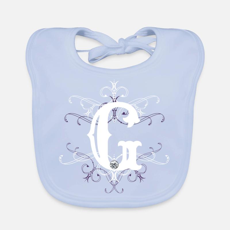 Letter G, point (g) Organic Baby Bibs