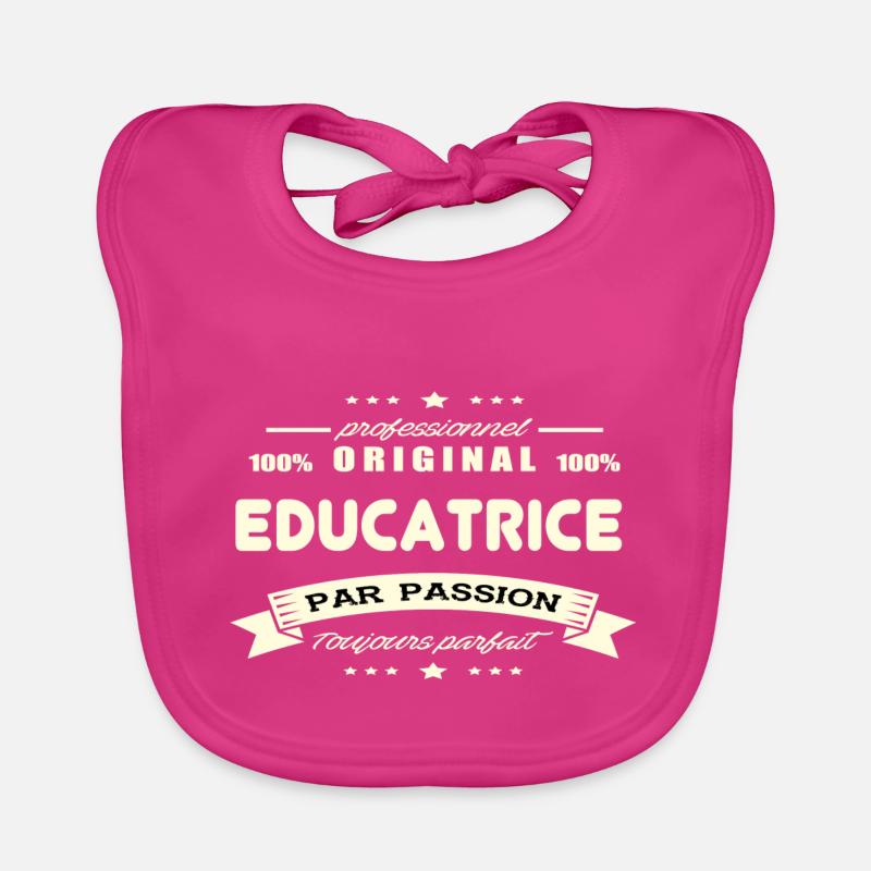 Educatrice Original Bavoir bio Bébé