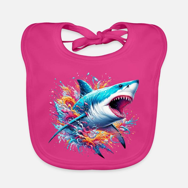 Requin Bavoir bio Bébé