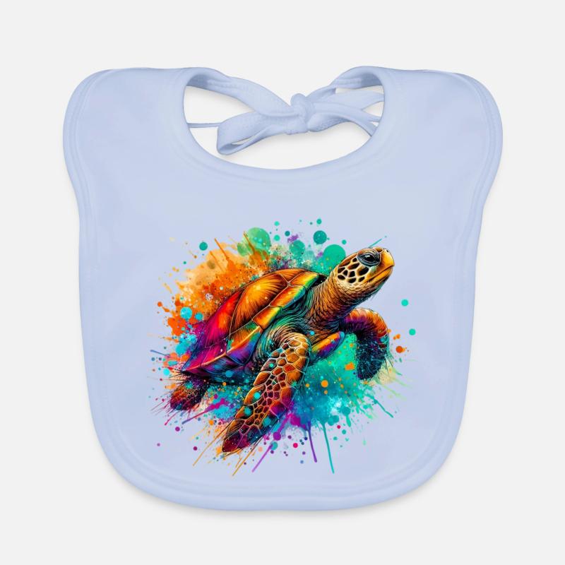 Turtle Organic Baby Bibs