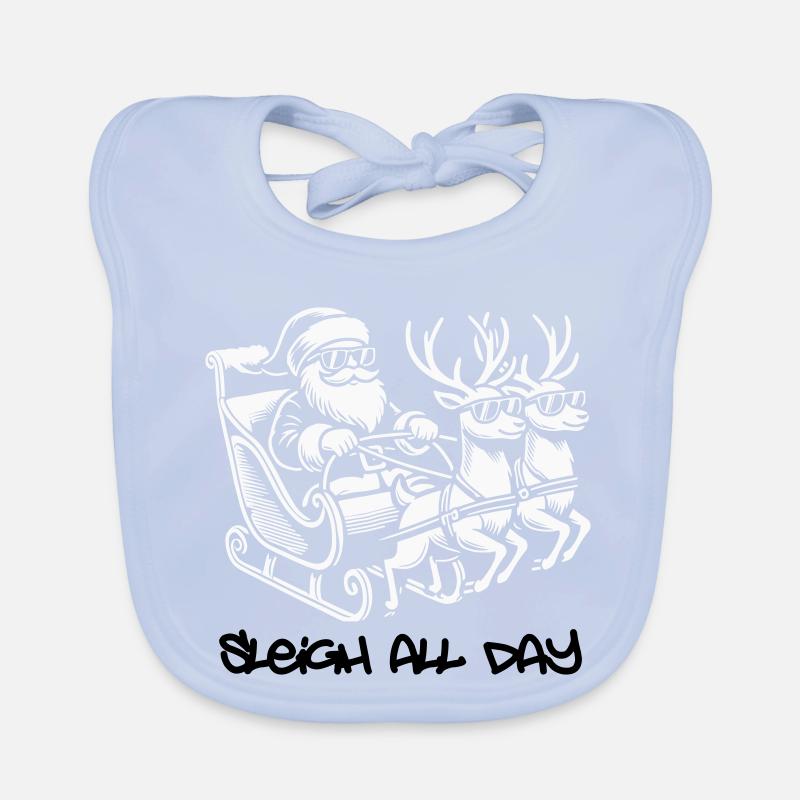Cooler Santa – Sleigh All Day Organic Baby Bibs