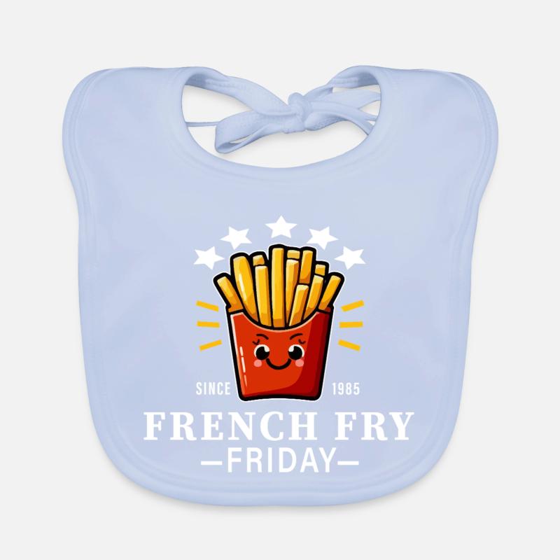Frites Rigolotes Vendredi Bavoir bio Bébé