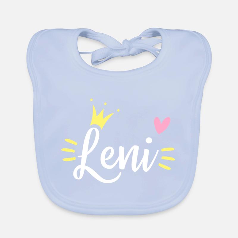 Couronne du prénom Leni Bavoir bio Bébé